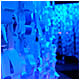 DMX colour changing lighting gave movement to the art installation 