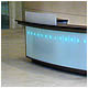 Land Securities asked Simon to design the reception desk & internal lighting