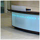 Reception desk & internal lighting design on this landmark building in the City of London.