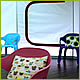 Extra large zips sewn into the tent walls to create large easy access doorways